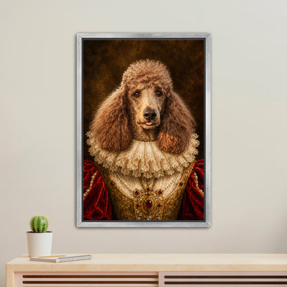 The Queen - Royal Pet Portrait (Canvas)