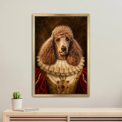 The Queen - Royal Pet Portrait (Canvas)