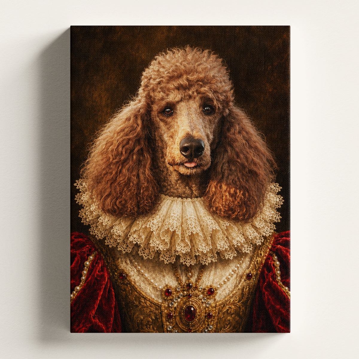 The Queen - Royal Pet Portrait (Canvas)
