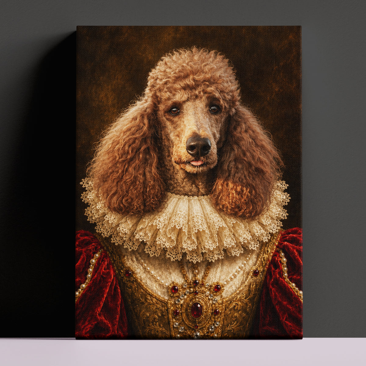 The Queen - Royal Pet Portrait (Canvas)