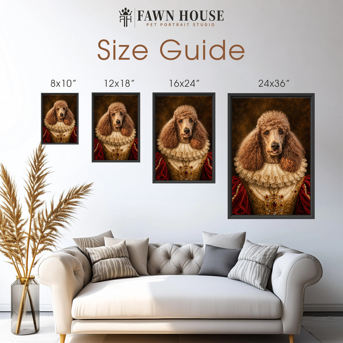 The Queen - Royal Pet Portrait (Canvas)