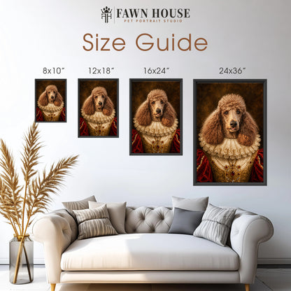 The Queen - Royal Pet Portrait (Canvas)