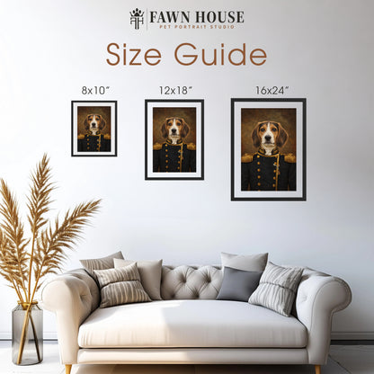 The Navy - Royal Pet Portrait (Art Print)