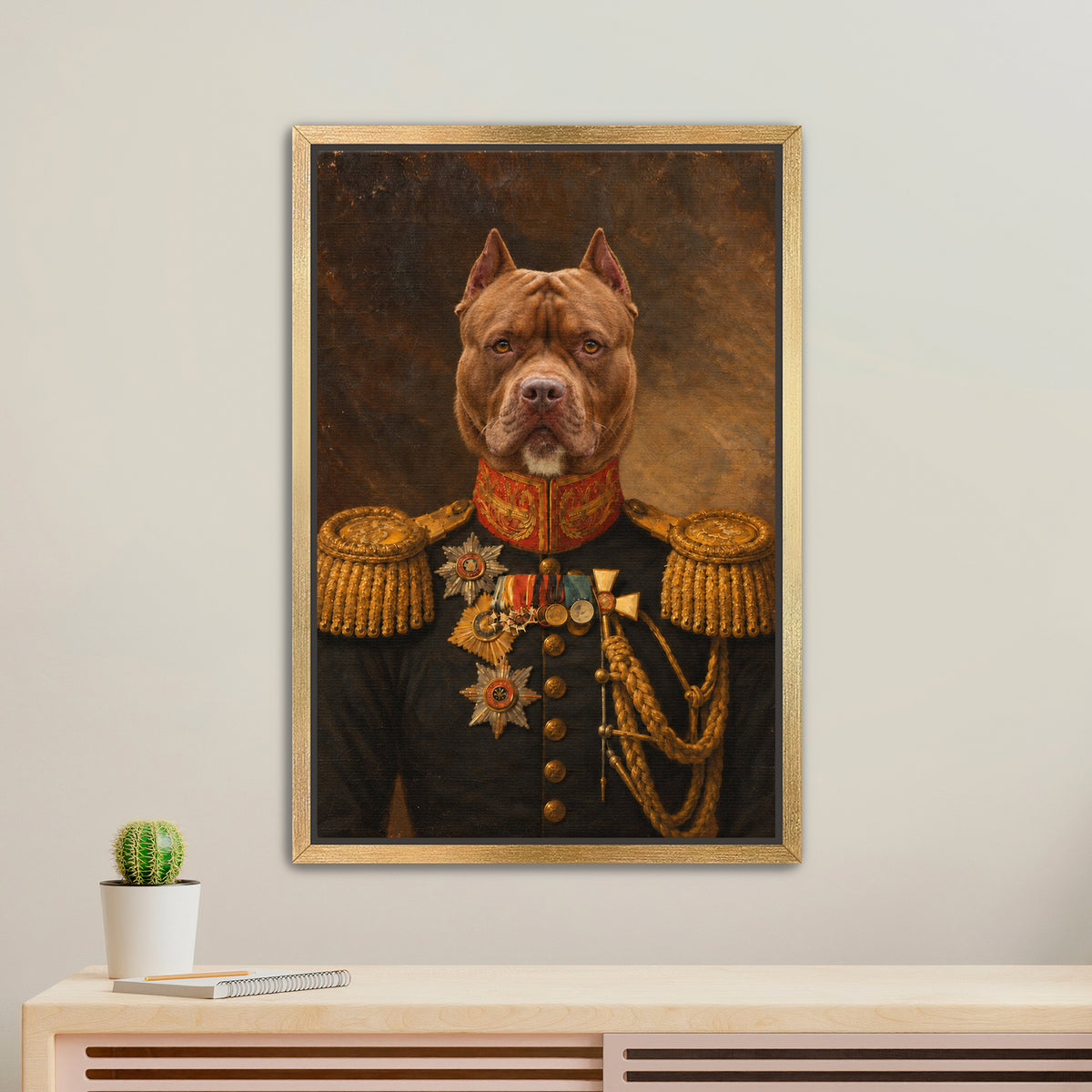The Veteran - Royal Pet Portrait (Canvas)