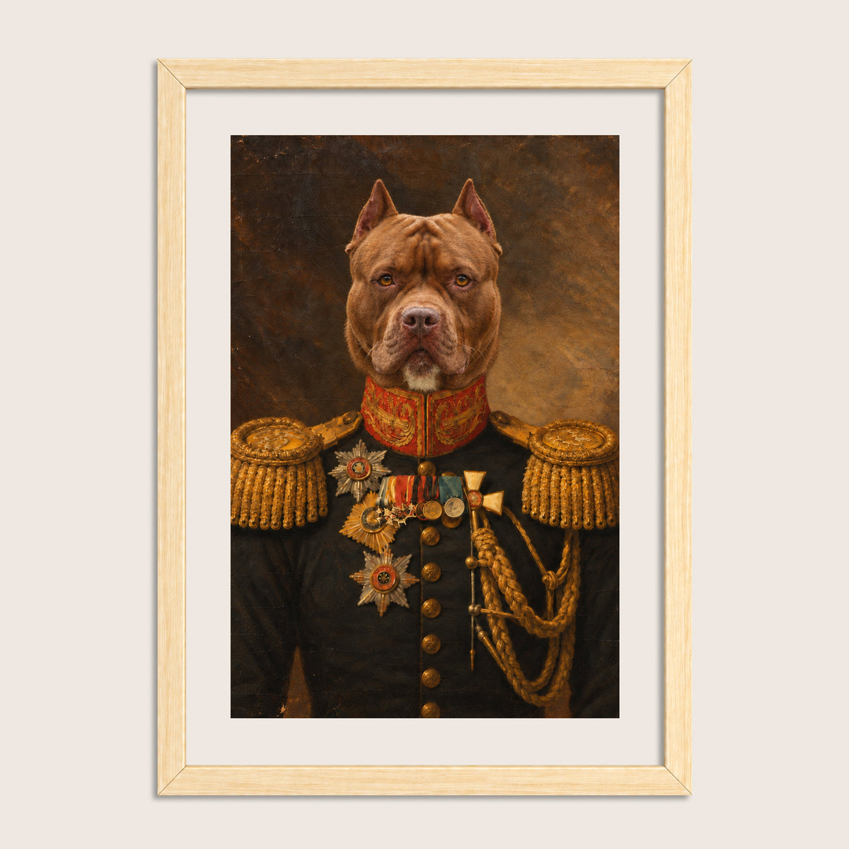 The Veteran - Royal Pet Portrait (Art Print)