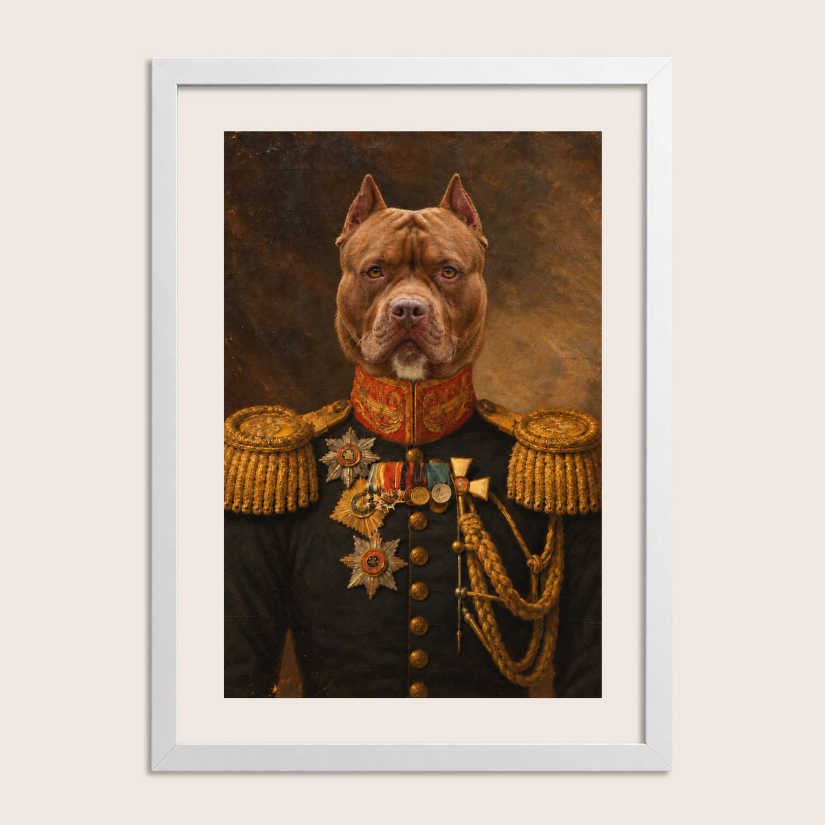 The Veteran - Royal Pet Portrait (Art Print)