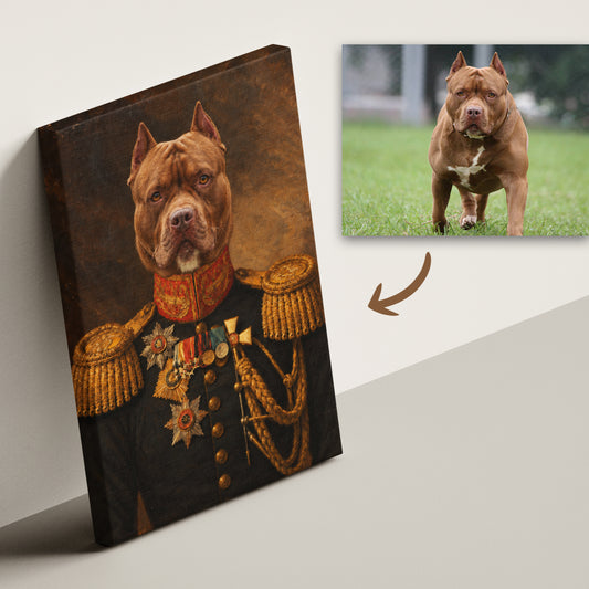 The Veteran - Royal Pet Portrait (Canvas)