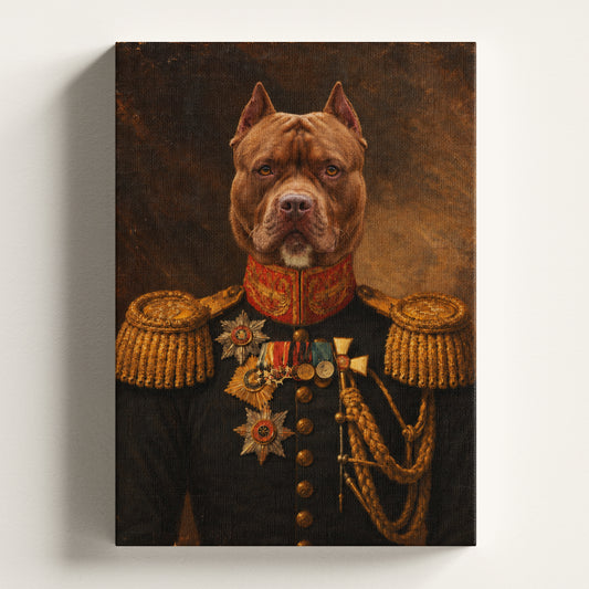 The Veteran - Royal Pet Portrait (Canvas)