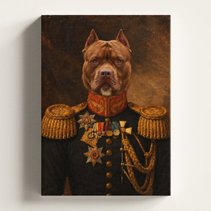 The Veteran - Royal Pet Portrait (Canvas)