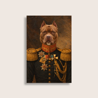 The Veteran - Royal Pet Portrait (Art Print)