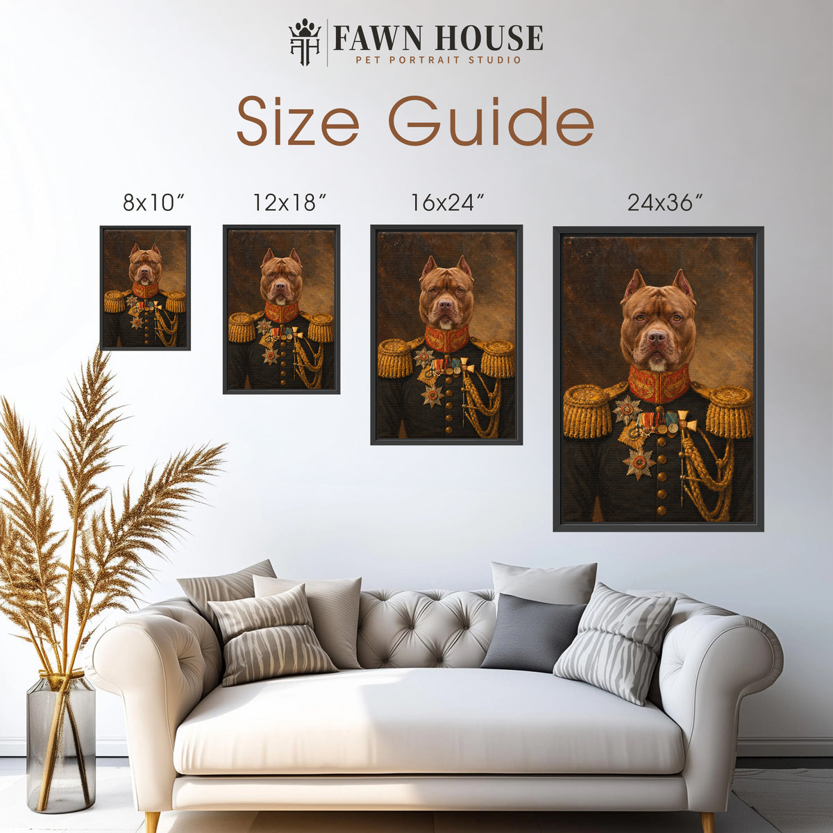The Veteran - Royal Pet Portrait (Canvas)